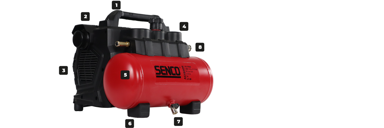 AC19306BL compressor features